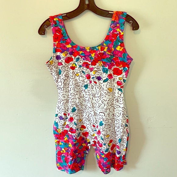 Vintage Pants - Vintage Bodysuit/Aerobics Romper